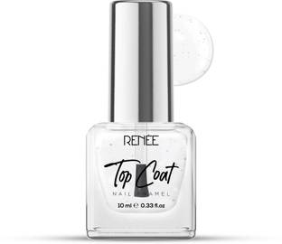 रिनी Top Coat Nail Enamel, Quick Drying, Long Lasting, Chip Resisting Formula 10 Ml टॉप कोट