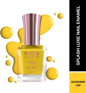 FACES CANADA Ultime Pro Splash Luxe Nail Enamel | Glossy Finish | Quick Drying Sunshine (L56)