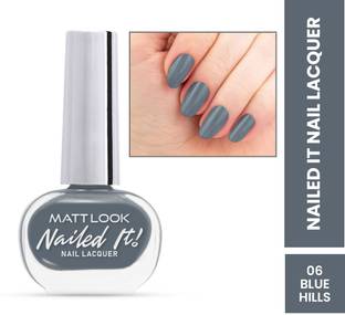MATTLOOK Nailed it! Nail Lacquer Gel Based Long Lasting Waterproof - Blue Hills 06 Blue Hills