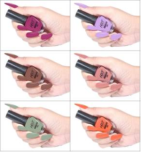 HOOT Trendy Quick-drying, Long-Lasting | Chip resistance, Gel Based Nail Polish Combo Multicolor-4