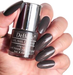 DeBelle Gel Nail Lacquer Dark Grey Nail Polish 8 ml Copper Glaze