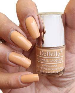 DeBelle Gel Nail Lacquer Orange Brown Nail Polish-8 ml Almond Blush