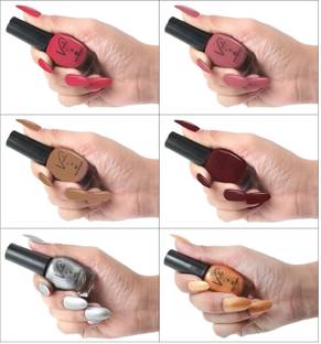 VUTO Quick-dry, 100% Veg & Cruelty Free Polish, Long Lasting & Highly Gloss Finish Multicolor 11