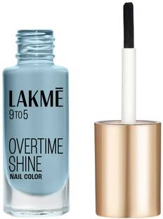 Lakmé 9to5 Primer + Gloss Nail Colour Blue Scape