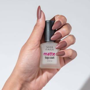 Miss Nails Matte Top Coat 15ML White