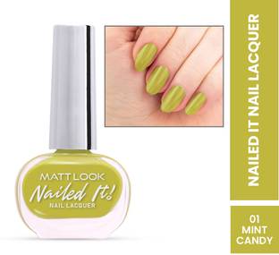 MATTLOOK Nailed it! Nail Lacquer Gel Based Long Lasting Waterproof - Mint Candy 01 Mint Candy