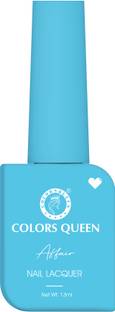COLORS QUEEN Affair Matte Nail Lacquer, Chip Resisting, Long Lasting & Quick Dry Nail Polish 40 - Ocean Blue