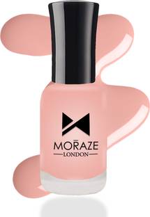 MORAZE Paint Your Own Rainbow Nude Nail Polish | Long Lasting Nail Polish | Chip Resistant Properties | Nail Lacquer | Nail Paint | Nail Enamel | for Girls | 8 ML | Shade- Rose Nude The Rose Nude
