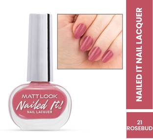 MATTLOOK Nailed it! Nail Lacquer Metallic Based Long Lasting Waterproof - Rosebud 21 Rosebud