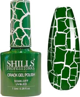 Shills Professional Soak Off UV LED Crack Gel Polish Green