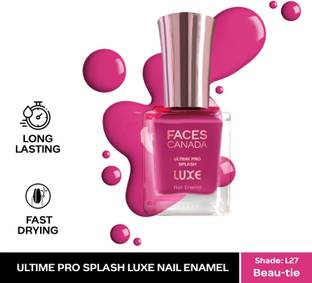 FACES CANADA Ultime Pro Splash Luxe Nail Enamel | Glossy Finish | Quick Drying Beau-tie (L27)