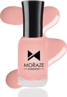 MORAZE Paint Your Own Rainbow Nude Nail Polish | Long Lasting Nail Polish | Chip Resistant Properties | Nail Lacquer | Nail Paint | Nail Enamel | for Girls | 8 ML | Shade- Rose Nude The Rose Nude