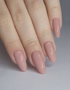 EVERERIN Quick Dry Nail Paint Long Wear glossy Nudepink Finish Nail Polish Nudepink