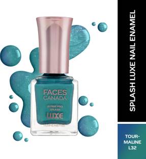 FACES CANADA Ultime Pro Splash Luxe Nail Enamel | Glossy Finish | Quick Drying Tourmaline (L32)