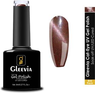 Gleevia Cat-Eye UV Gel Polish| Magnetic Gel Polish for Professionals 8ml Brush Cap C4 Shade Code: C4