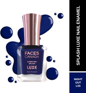 FACES CANADA Ultime Pro Splash Luxe Nail Enamel | Glossy Finish | Quick Drying Night Out (L35)