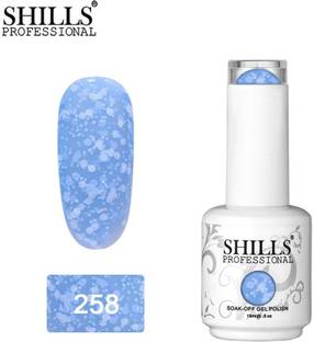 Shills Professional UV LED Soak Off Snowflakes Gel Polish 258