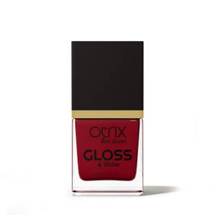 Otrix True Colors Gloss & Shine Nail Polish|Quick Drying|Long Lasting |21 Free Formula Chestnut Glow