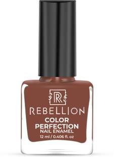 Rebellion Color Perfection Nail Enamel - 12ml | Mocha Brown -Aesthetic Brown RG17 Aesthetic Brown