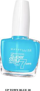 MAYBELLINE NEW YORK SUPER STAY GEL NAIL COLOR UPTOWN BLUE