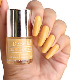 DeBelle Gel Nail Lacquer Mustard Yellow Nail Polish -8ml Yellow Topaz