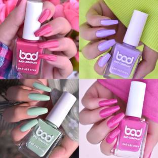 BAD COMPANY No Toxin Nail Polish Combo Set of 4 (67,77,83,89)