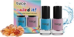 TuCo Intelligent kids Nailed it - Natural Nail Paint for Kids Blue, Pink