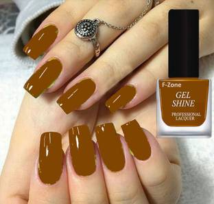 F-Zone Extra Shine Long Wear Durable Nail Polish Pack of 1 vk NUDE