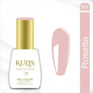 kulis UV Gel Nail Polish 16ml Brush Cap Bottle| Pro Range UV Lamp Cured Gel Color K111 Color: Rosetta