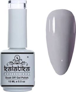 KALATIKA Soak Of UV LED Gel Polish 15ml Highly Pigmented Nail Paint Ice-Grey-59