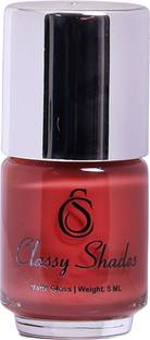 Classy Shades Glossy Quick Drying Nail Paint with High Shine Long Lasting Vibrant Nail Paint FROSTY WINE 015