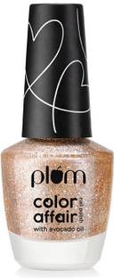 Plum Color Affair Nail Polish All That Glitters Collection | 3D Finish Sunset Glow - 163