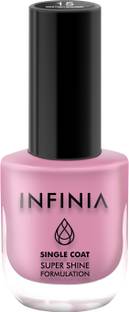 INFINIA Whitish Brown - 015 Single Coat Nail Polish with Ultra High Gloss & Waterproof Whitish Brown - 015