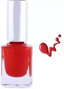 AFARAXIA New Cherry Red Nail Polish designed for easy application at home Cherry red