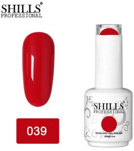 Shills Professional UV LED Soak Off Gel Polish 039 Red