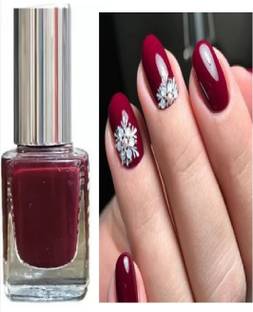 Luipui MAROON MATTE NAIL POLISH PACK OF 1` MAROON