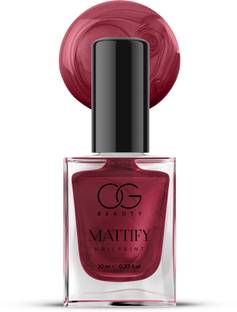 OG BEAUTY Scarlet Red | Stunning Metallic Red Nail Paint with Long-Lasting Wear Scarlet Red