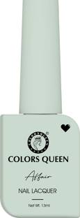 COLORS QUEEN Affair Matte Nail Lacquer, Chip Resisting, Long Lasting & Quick Dry Nail Polish 44 - Coral Mint