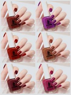 AQ FASHION Quick Drying Long Lasting High Shine Nail Polish For Women and Girl ,S117 Multicolor