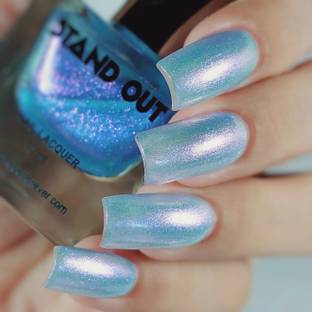 STAND OUT Green to Purple | Multi Chrome | Colour Changing | Nail Lacquer | Nail Polish Blue