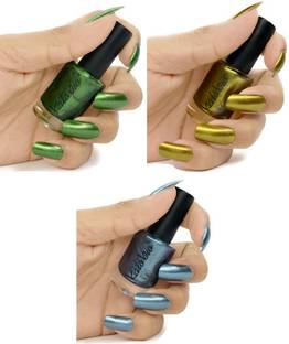 KALOBIO Metallic Nail Enamel - Rallye, Granola & Lumineon KM1/M2/M3