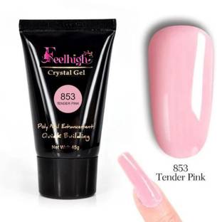 feelhigh Professional Natural Pink Poly gel tubes For Nails Extensions Finger nail art TENDER PINK