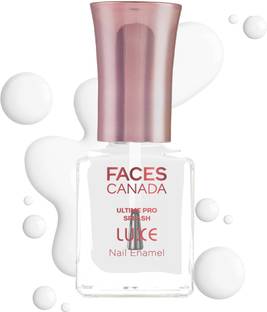 FACES CANADA Ultime Pro Splash Luxe Nail Enamel | Glossy Finish | Quick Drying | Dew Drop (TC01)