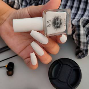 Miss Nails SUGAR MATTE NAIL POLISH SM43 White