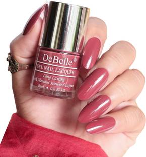 DeBelle Gel Nail Lacquer Pastel Burgundy Nail Polish-8ml Scarlet Ruby
