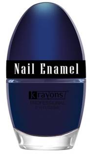 KRAYONS Professional Glossy Nail Paint, Quick Dry, Longlasting, 5ml, Blue Ink