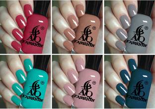 AQ FASHION New Unique Color Rich Paint HD Shine Pastel Color Combo Set (POOJA 6 ) Multicolor