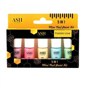 ASH BY LA OTTER Pastel Mini Nail Paint Kit Multicolor