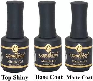 Cameleon UV/LED Soak Off Top Shiny & Base Coat Gel Polish Top & Base Coat& Matte Coat Top & Base Coat& Matte Coat