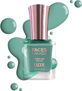 FACES CANADA Ultime Pro Splash Luxe Nail Enamel | Glossy Finish | Quick Drying Seafoam (L28)